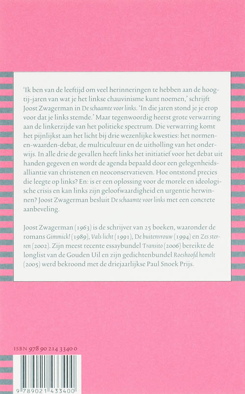 Achterkant van De schaamte voor links