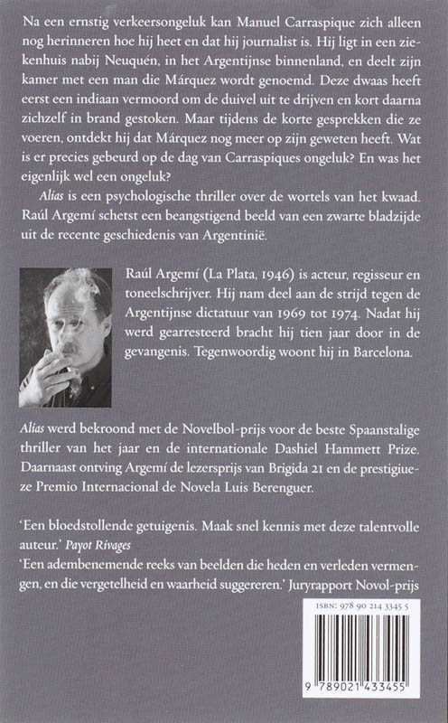 Achterkant van Alias