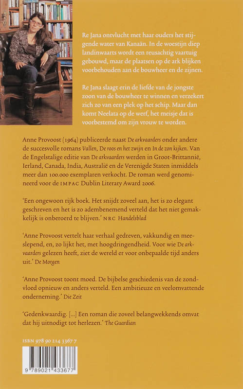 Achterkant van De arkvaarders