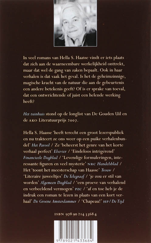 Achterkant van Het tuinhuis