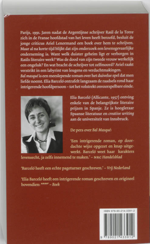 Achterkant van Bal masque