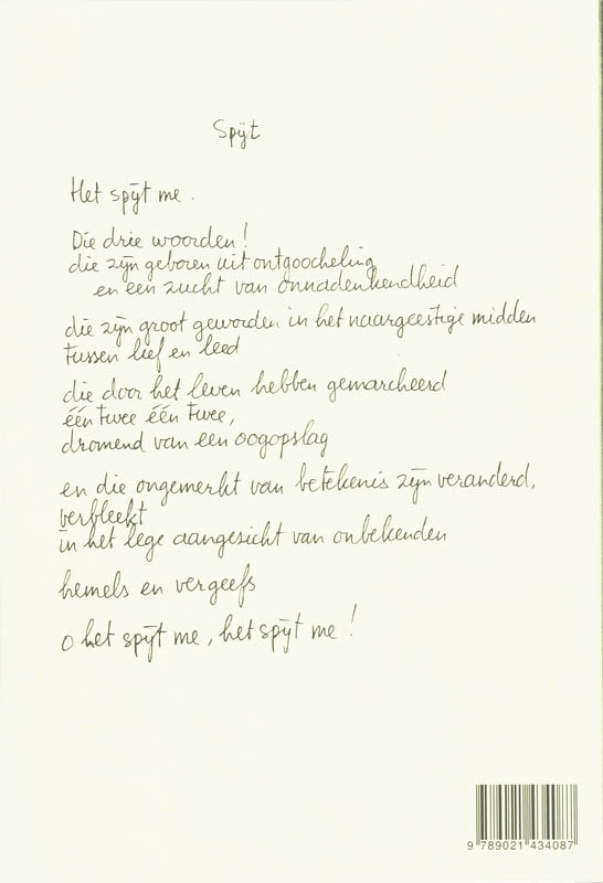 Achterkant van Hemels en vergeefs