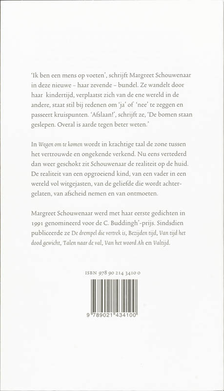 Achterkant van Wegen om te komen