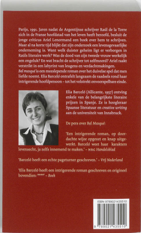 Achterkant van Bal masqué