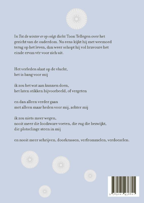 Achterkant van Tot de winter er op volgt