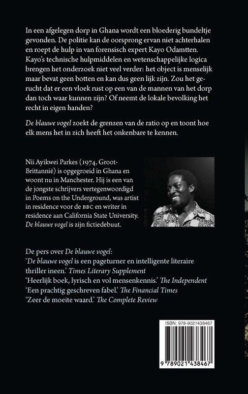 Achterkant van De blauwe vogel