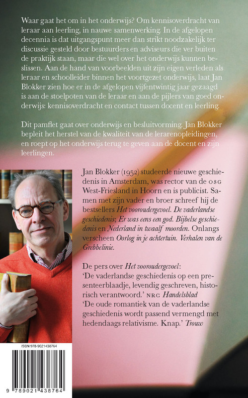 Achterkant van Bedrog en onbenul