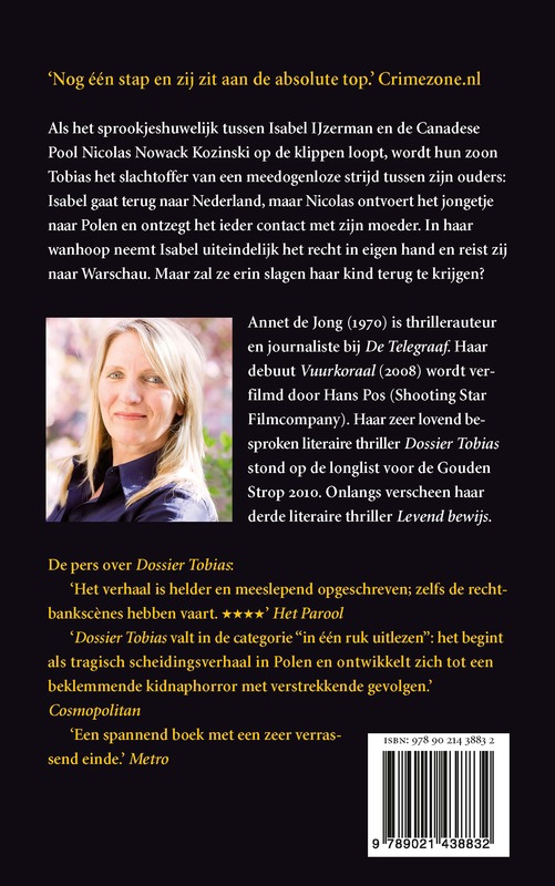 Achterkant van Dossier Tobias