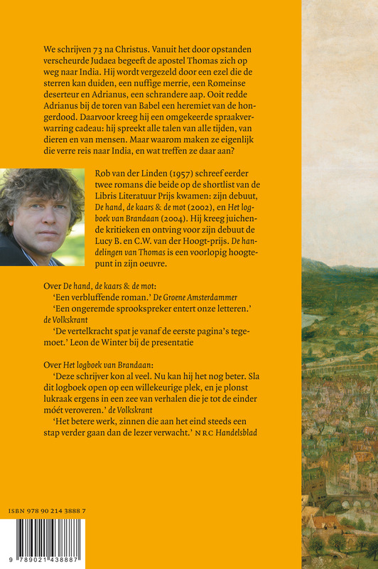 Achterkant van De handelingen van Thomas
