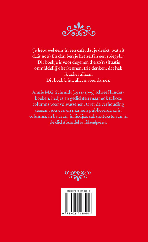 Achterkant van Alleen voor dames