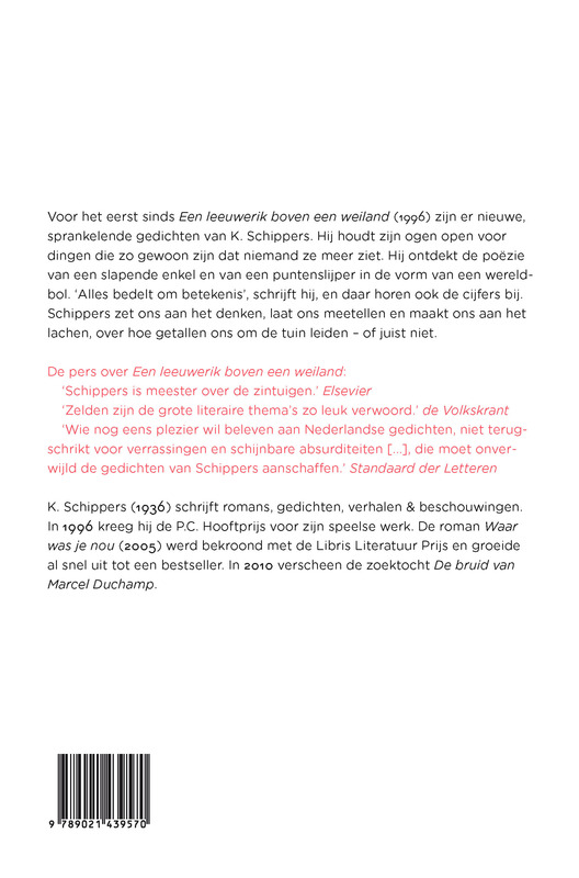 Achterkant van Tellen en wegen