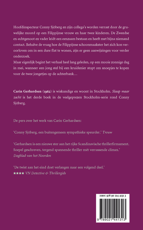 Achterkant van Slaap maar zacht