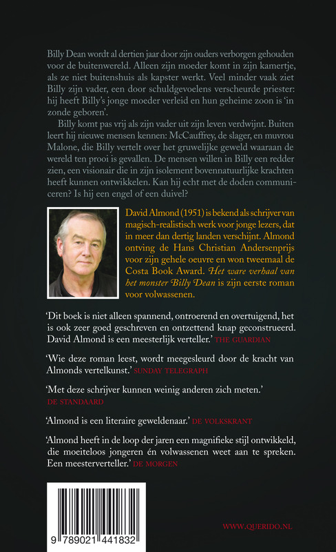 Achterkant van Het ware verhaal van het monster Billy Dean