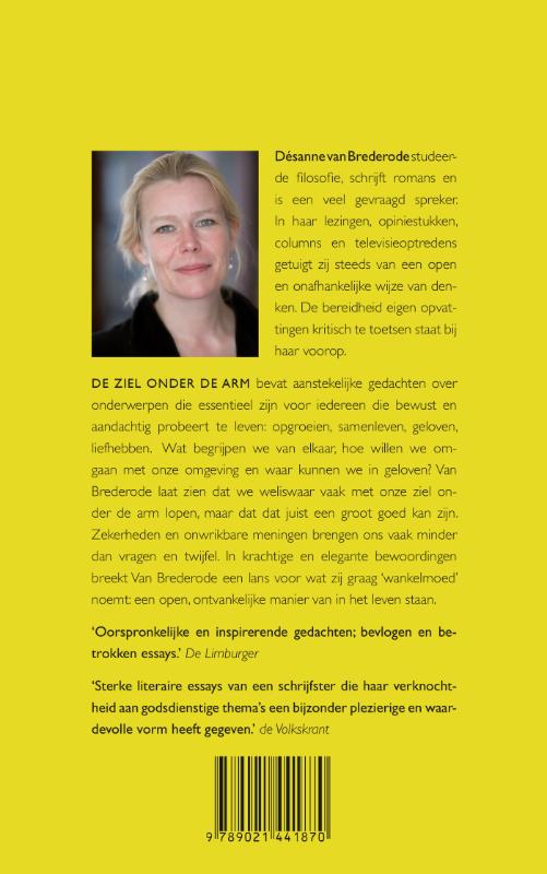 Achterkant van De ziel onder de arm
