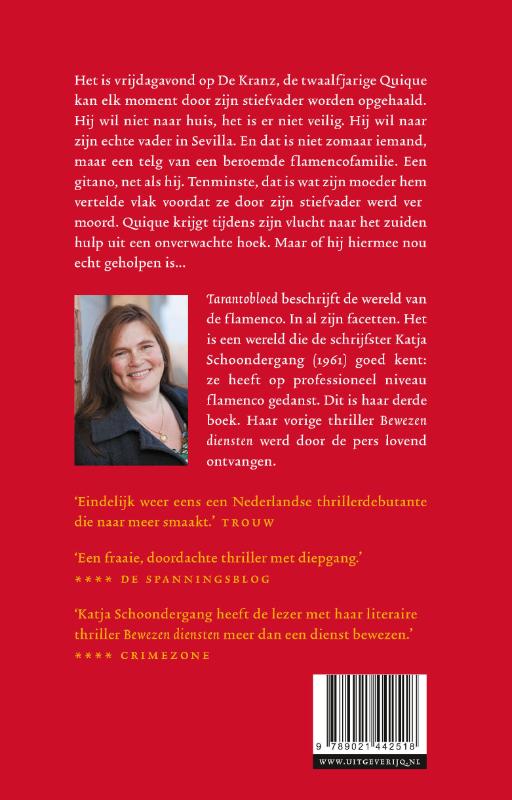 Achterkant van Tarantobloed