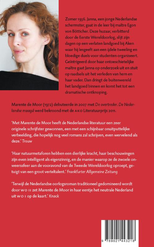 Achterkant van De Nederlandse maagd