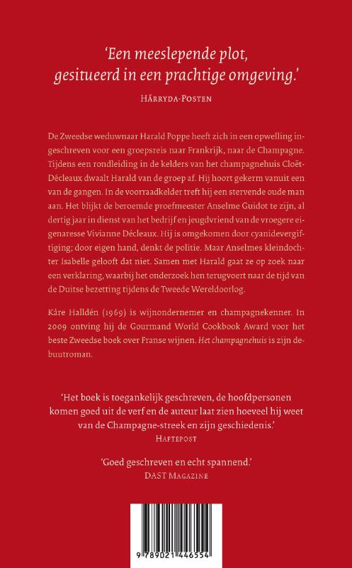 Achterkant van Het champagnehuis