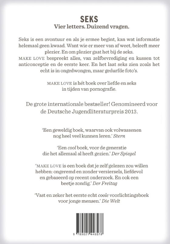Achterkant van Make love