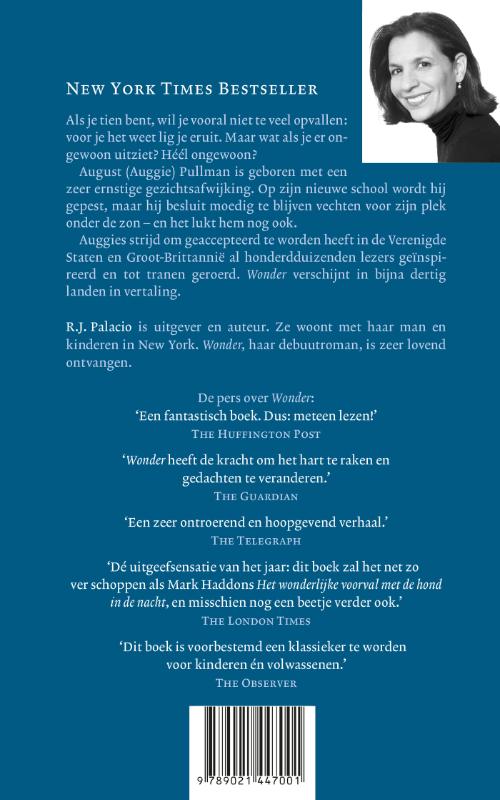 Achterkant van Wonder
