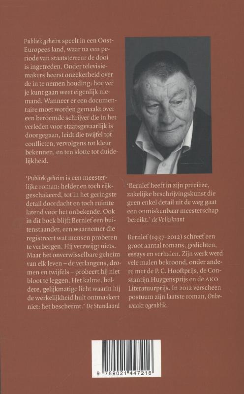 Achterkant van Publiek geheim