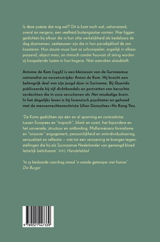 Achterkant van Ritmisch zonder string