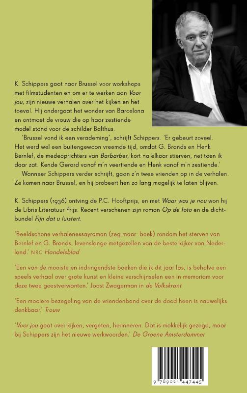 Achterkant van Voor jou