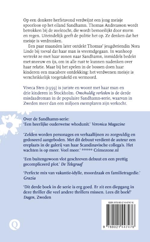 Achterkant van Onschuldig verleden
