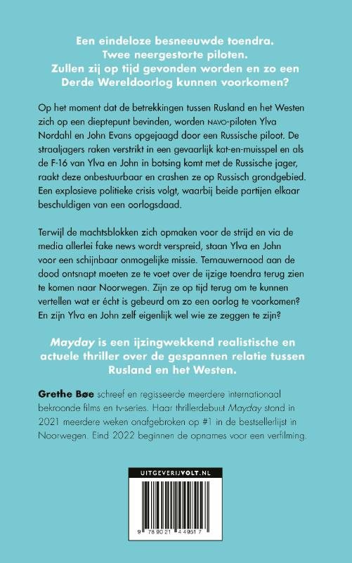 Achterkant van Mayday