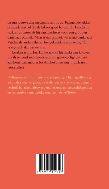Achterkant van Het lot van de kikker