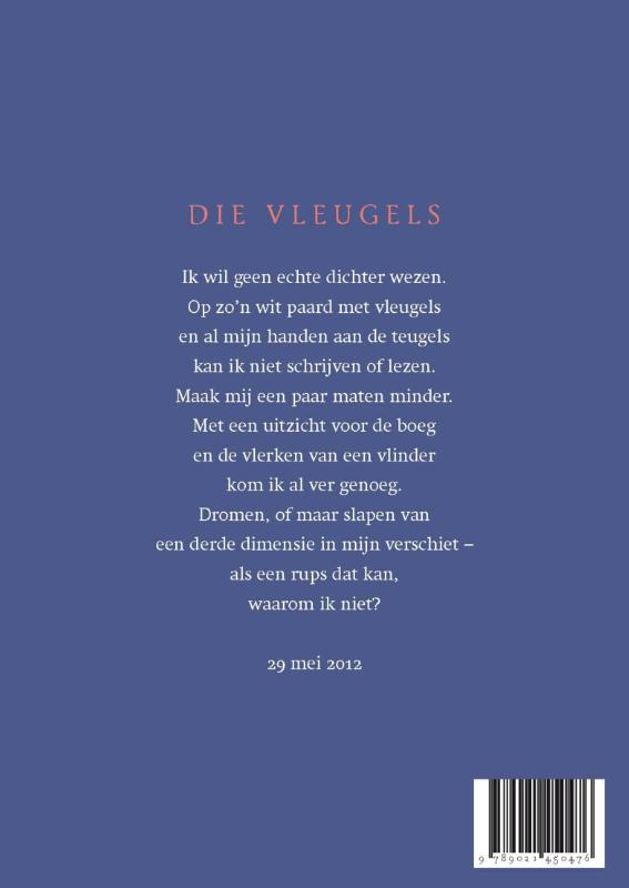 Achterkant van Die vleugels