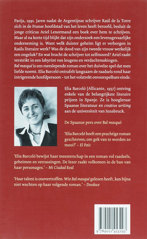 Achterkant van Bal masque