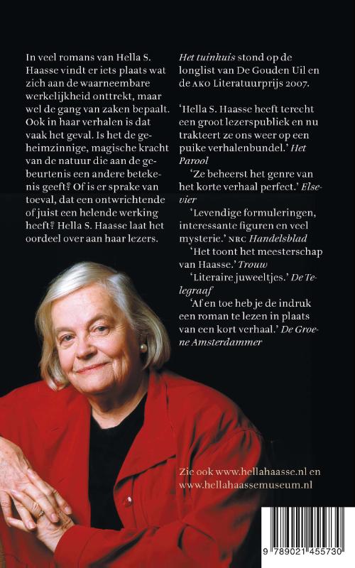 Achterkant van Het tuinhuis