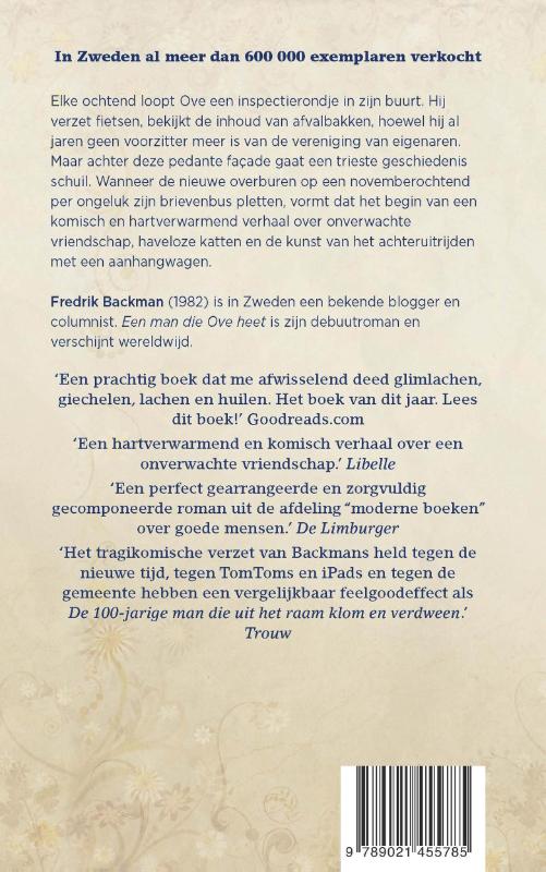 Achterkant van Een man die Ove heet