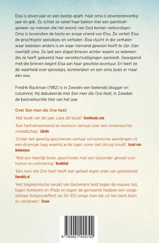 Achterkant van Oma heeft me gestuurd om te zeggen dat het haar spijt