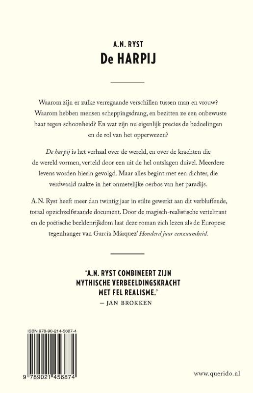 Achterkant van De harpij