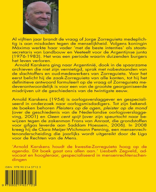Achterkant van De zaak-Zorreguieta