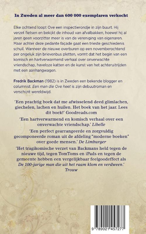 Achterkant van Een man die Ove heet
