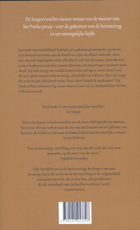 Achterkant van De laatste hand