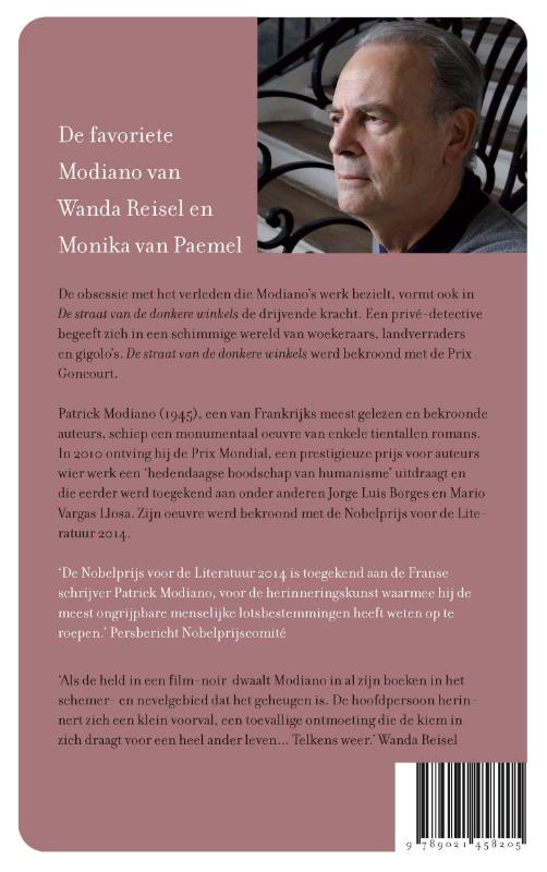 Achterkant van De straat van de donkere winkels