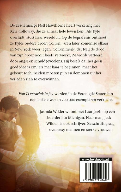 Achterkant van Ik verdrink in jou