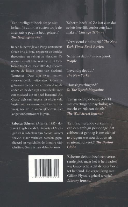Achterkant van Grace