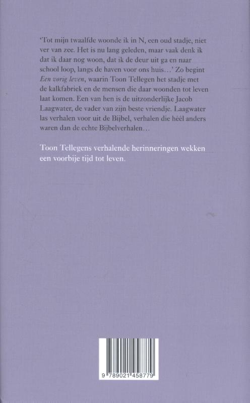 Achterkant van Een vorig leven