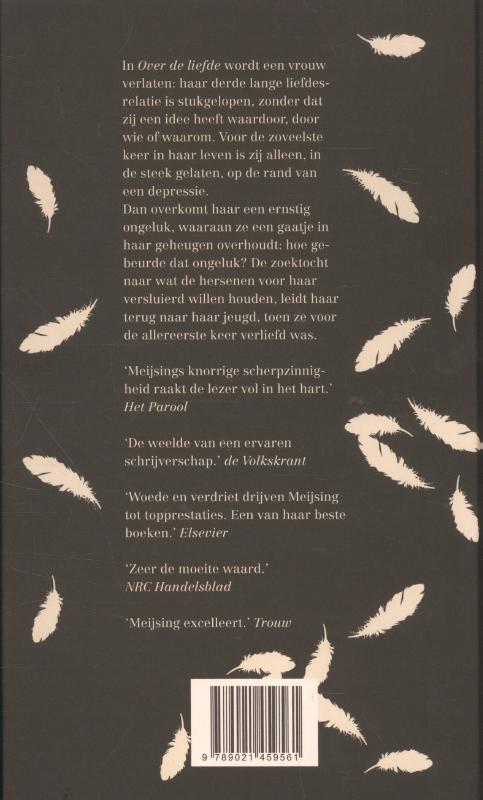 Achterkant van Over de liefde