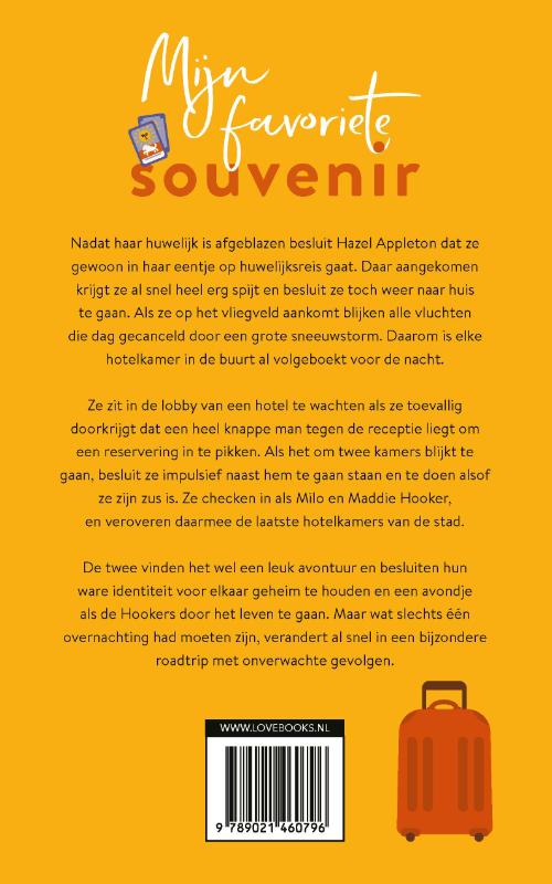 Achterkant van Mijn favoriete souvenir