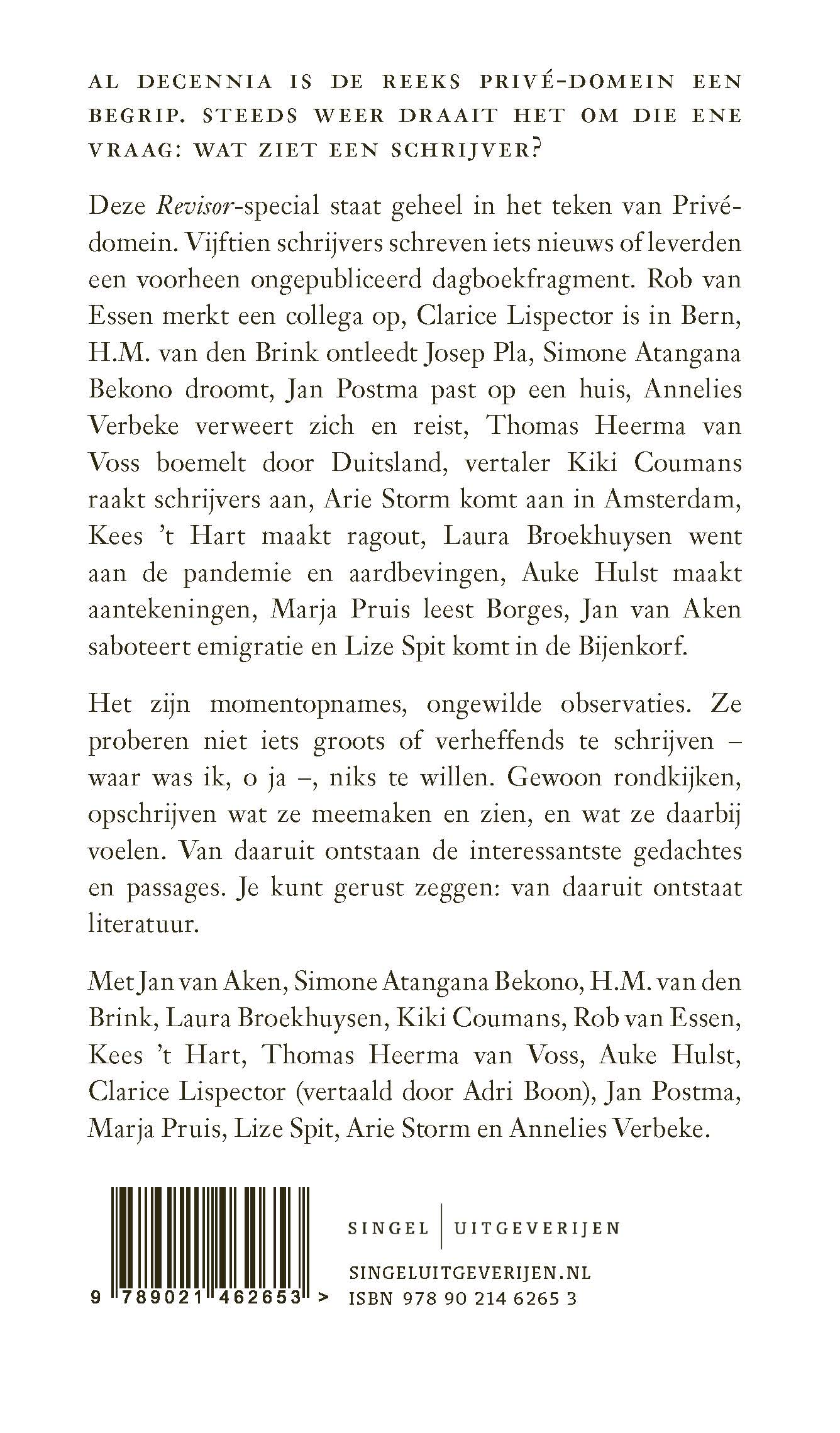 Achterkant van Waar was ik, o ja