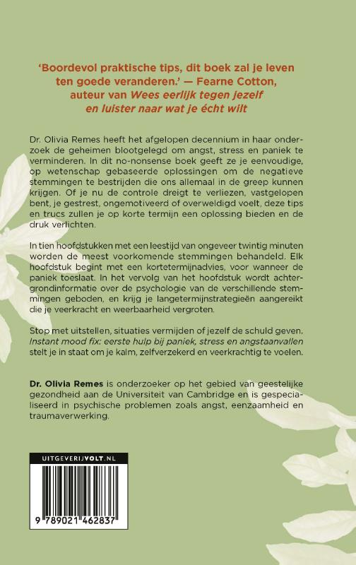 Achterkant van Instant mood fix