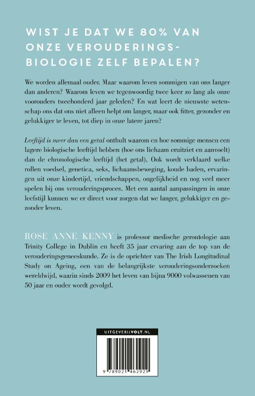 Achterkant van Leeftijd is meer dan een getal