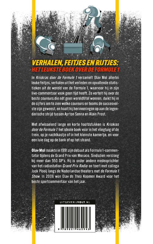 Achterkant van Kriskras door de Formule 1