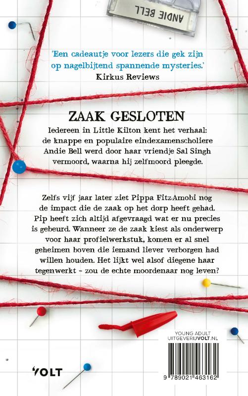 Achterkant van Moordgids voor lieve meisjes