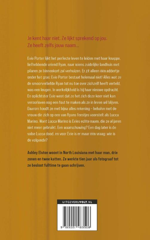 Achterkant van Wie het eerst liegt
